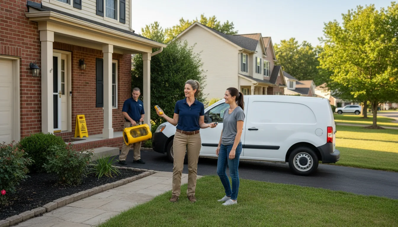 Residential water damage restoration in Lumberton, NC